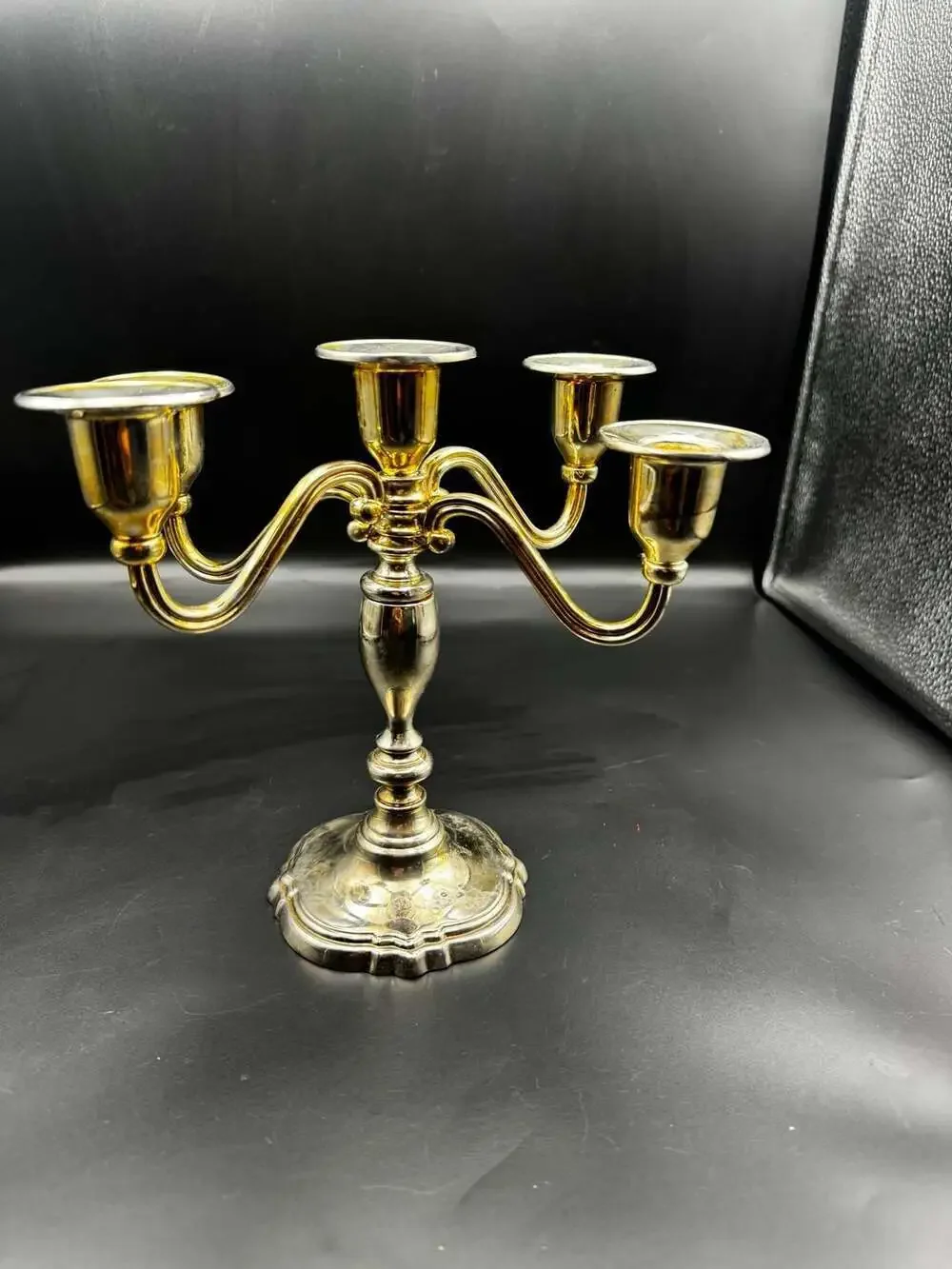 Senator Collection Silver Plated 5-Light Candelabra 20cm